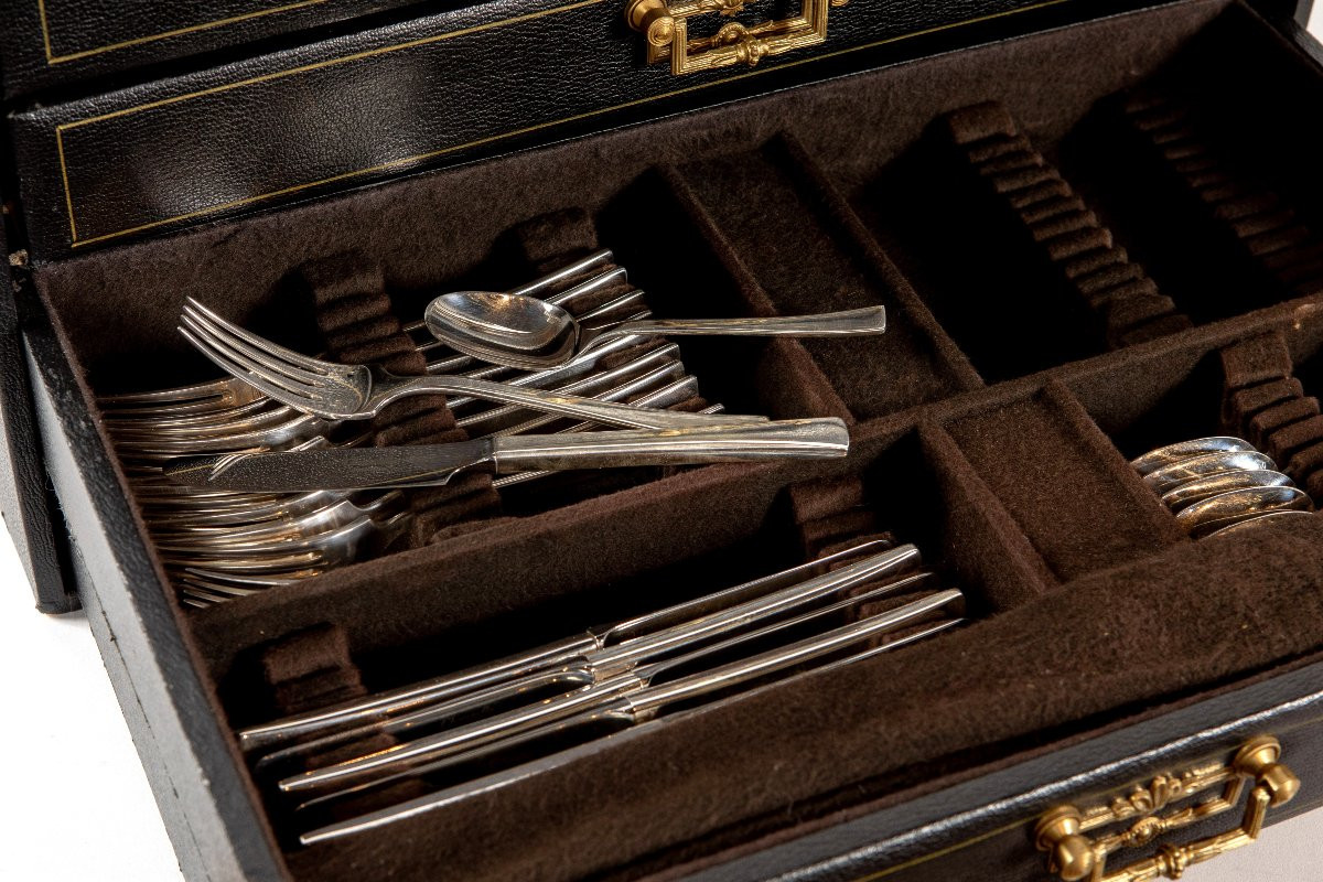 79-piece Cutlery Set By Christofle For 12 People-photo-2