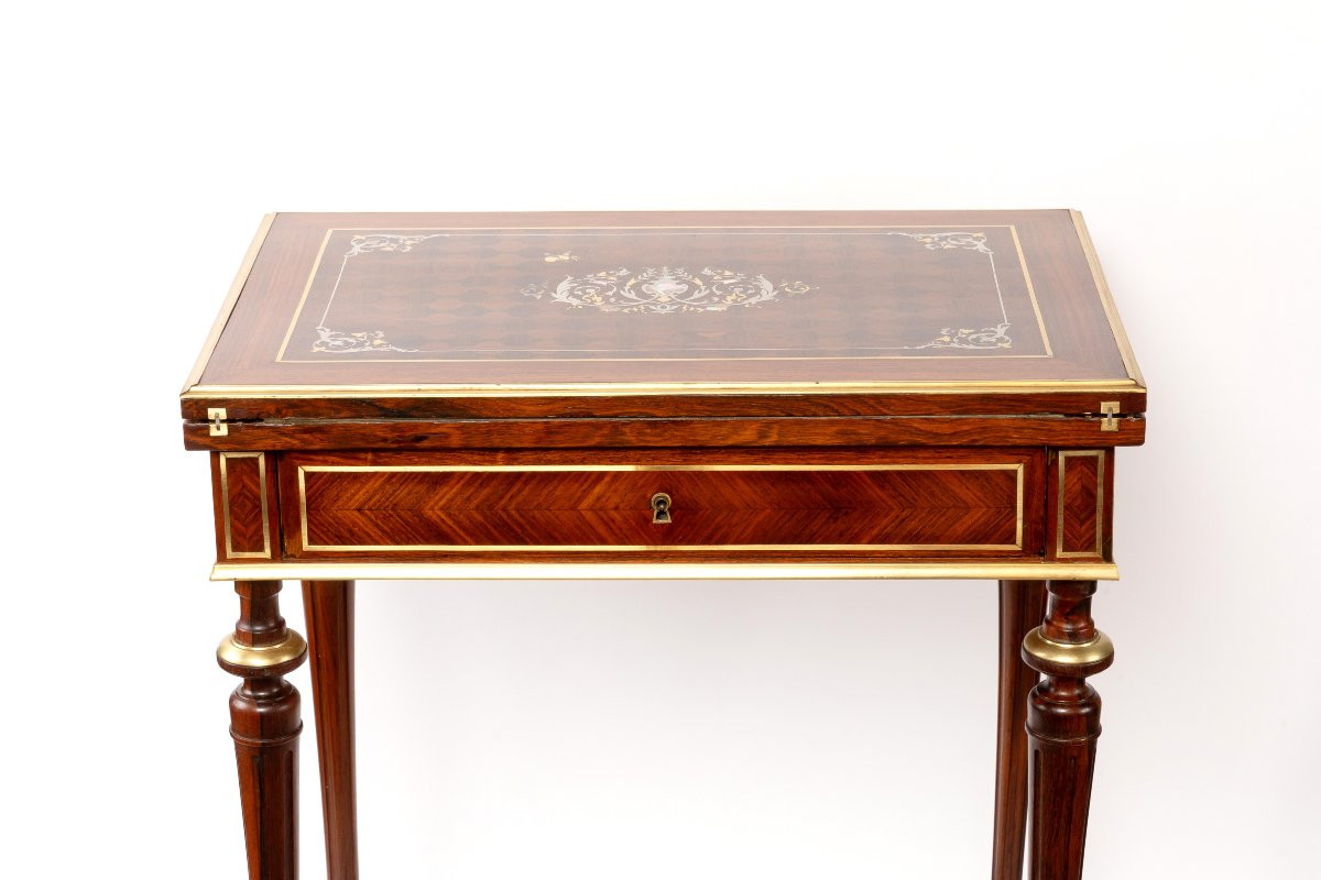 Dressing Table, Writing Desk And Games Table From The Napoleon III Era-photo-2