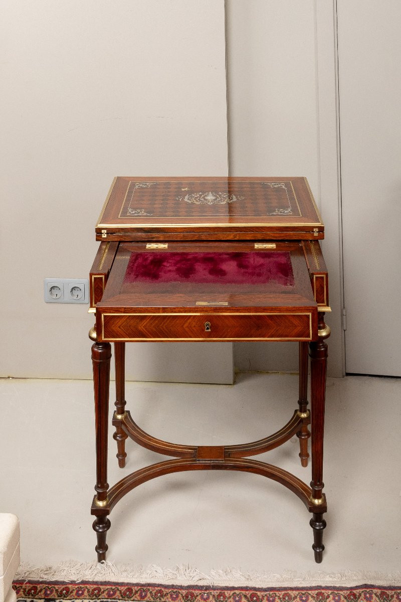 Dressing Table, Writing Desk And Games Table From The Napoleon III Era-photo-3