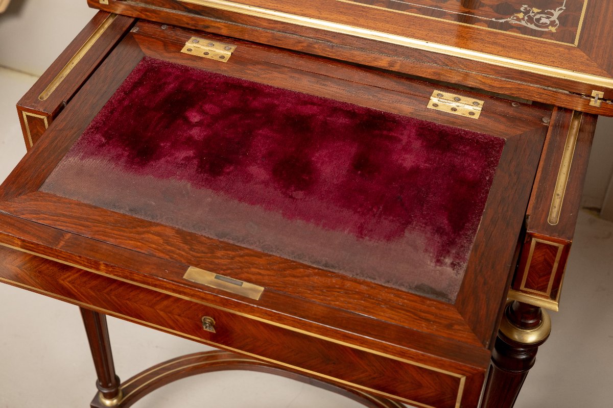 Dressing Table, Writing Desk And Games Table From The Napoleon III Era-photo-4