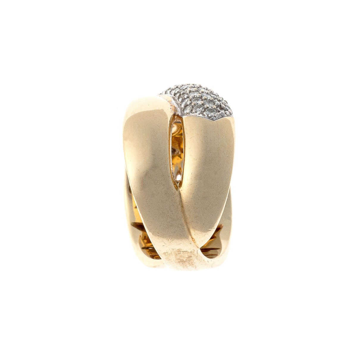 Bague CHRIST en or 14k avec diamants-photo-3