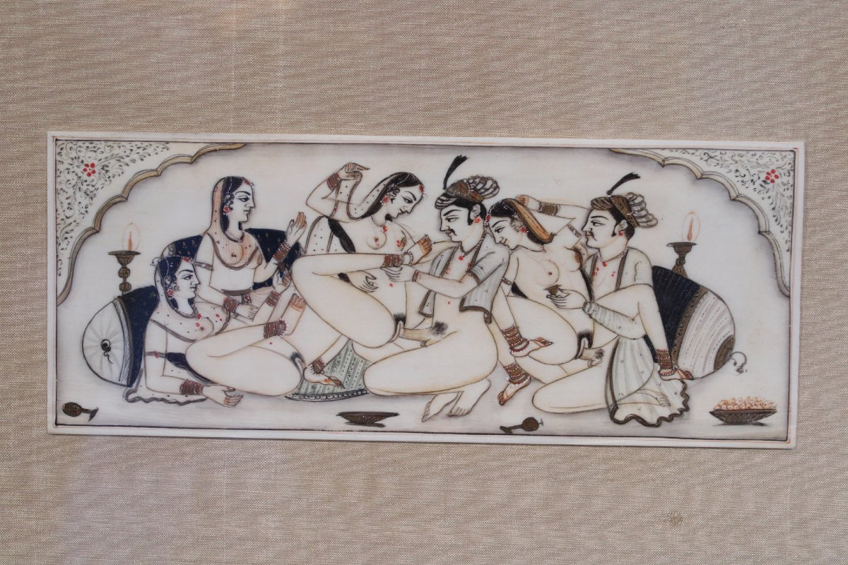 serie de 4 peintures erotique -photo-4