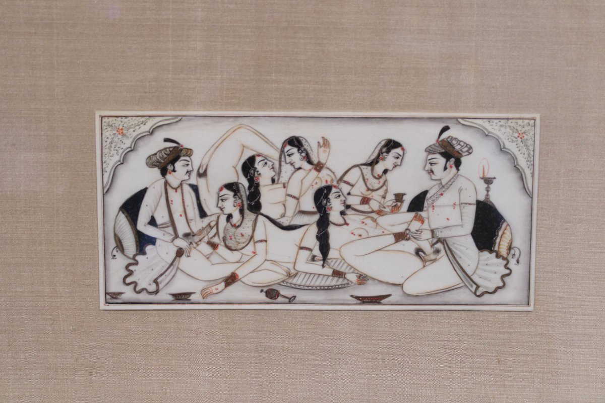 serie de 4 peintures erotique -photo-6