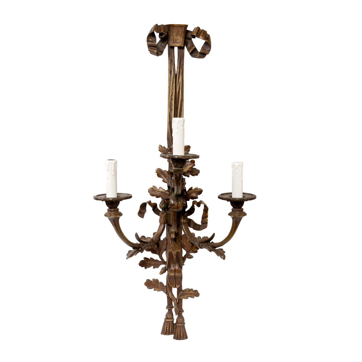 Applique en bronze 19eme de style Louis XVI