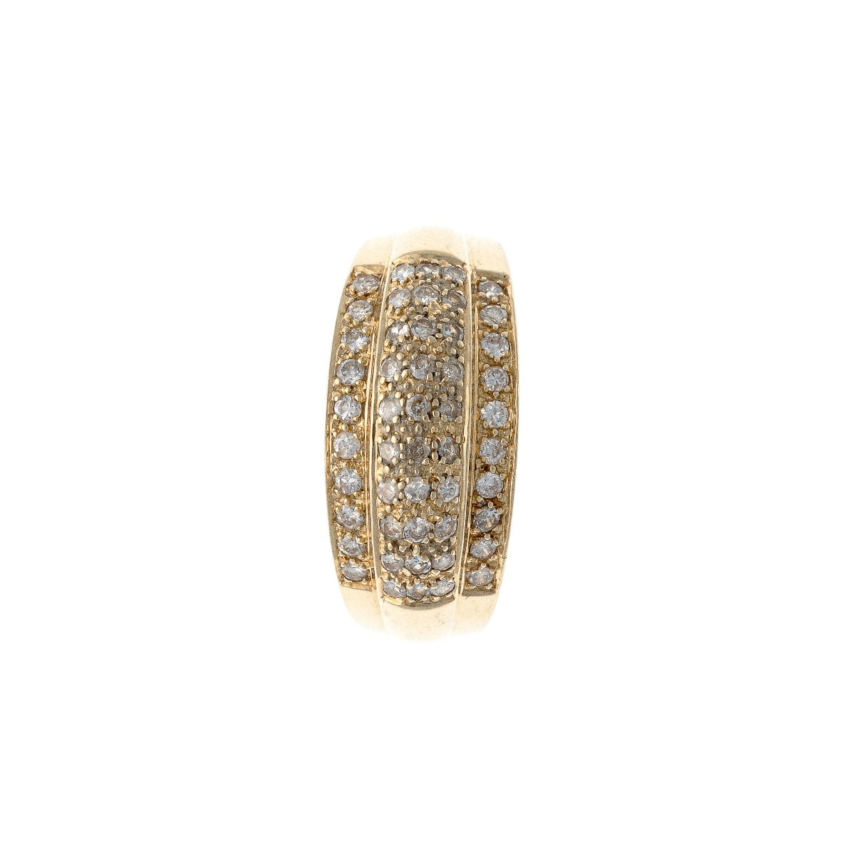 Ring In 14k Gold With Diamonds-photo-2