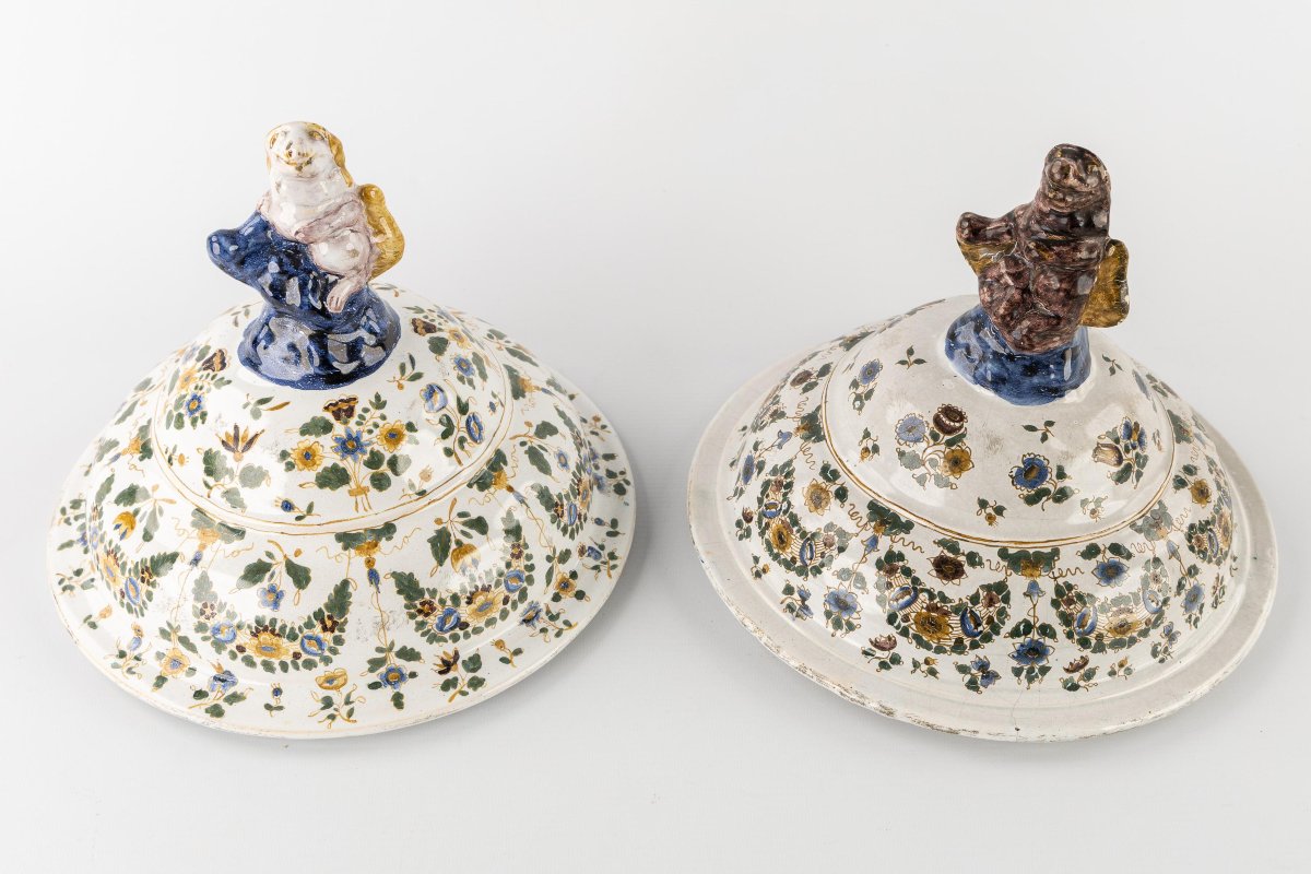 19th Century French Earthenware Vases-photo-2