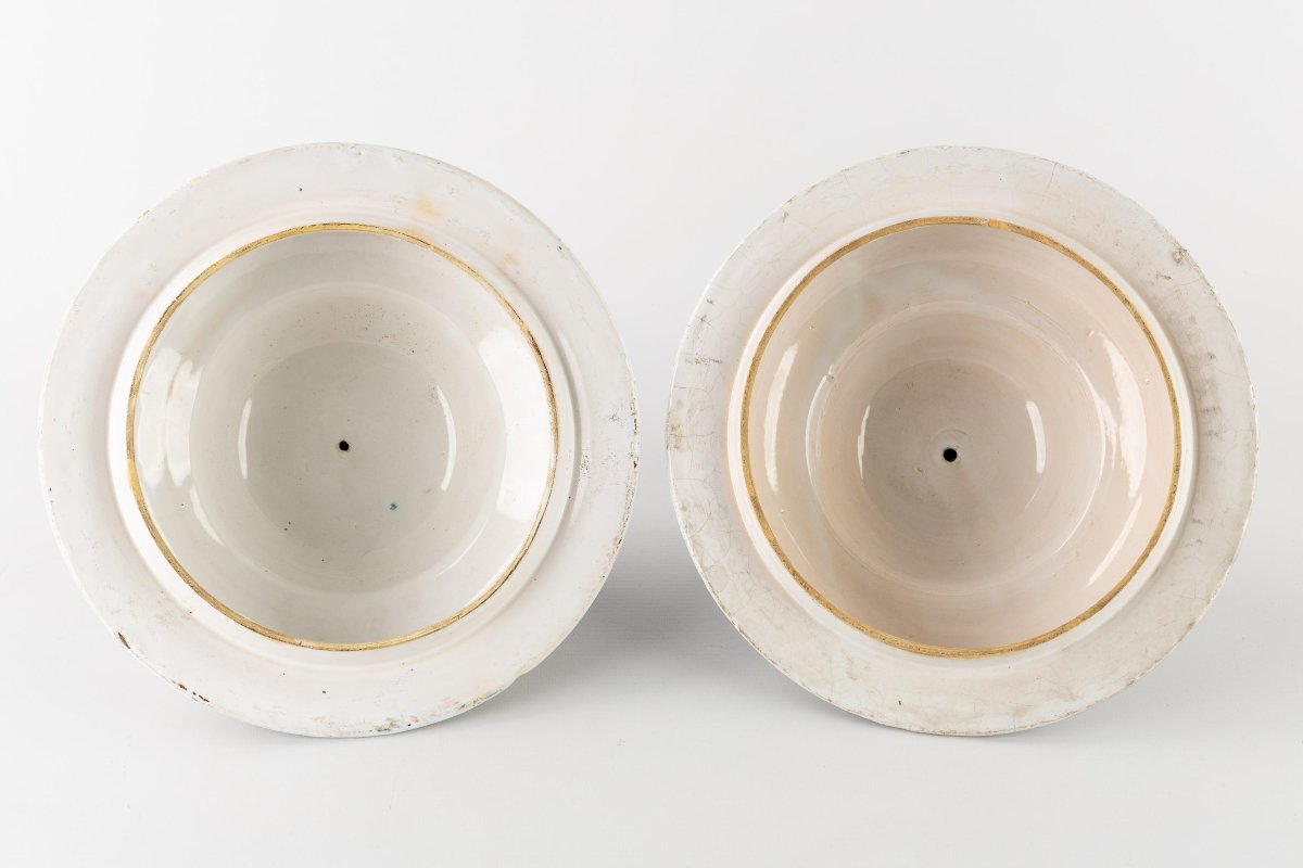 19th Century French Earthenware Vases-photo-3