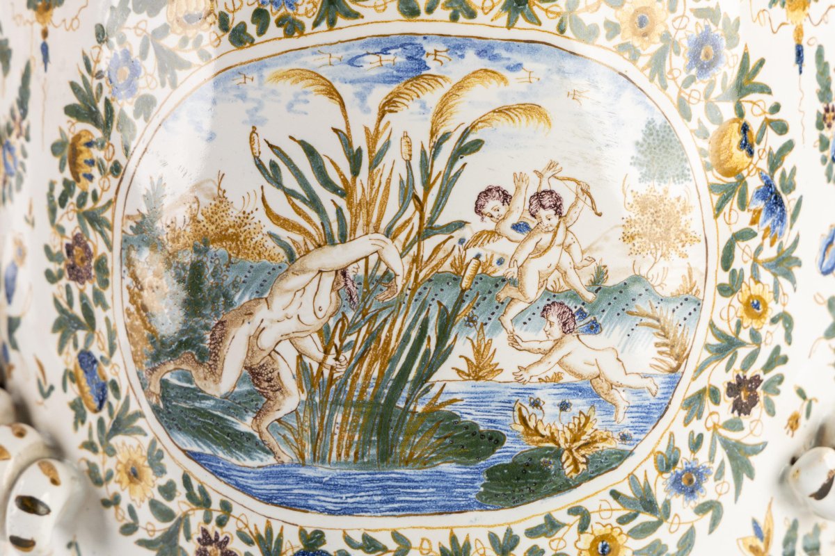 19th Century French Earthenware Vases-photo-1