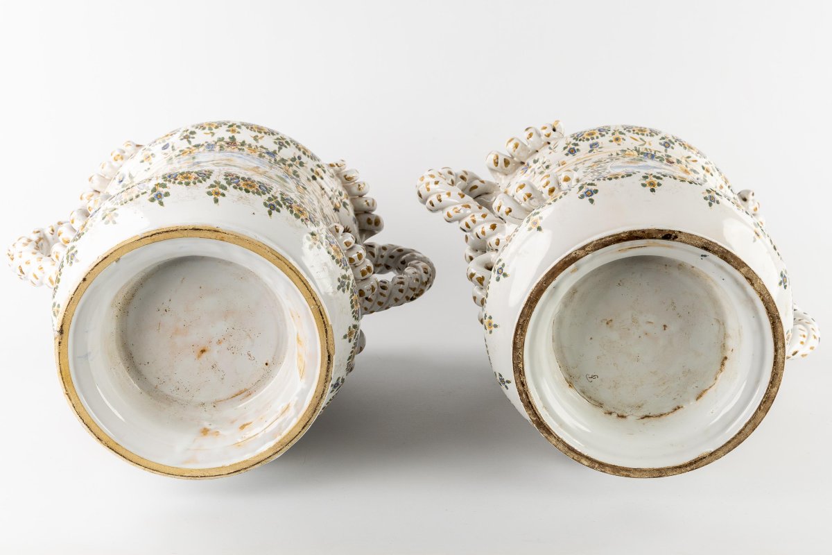 19th Century French Earthenware Vases-photo-5