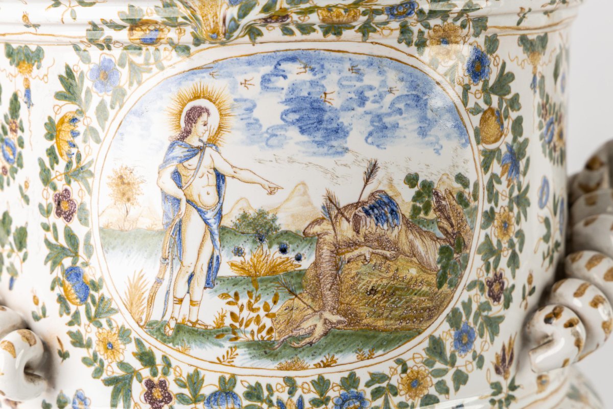 19th Century French Earthenware Vases-photo-7