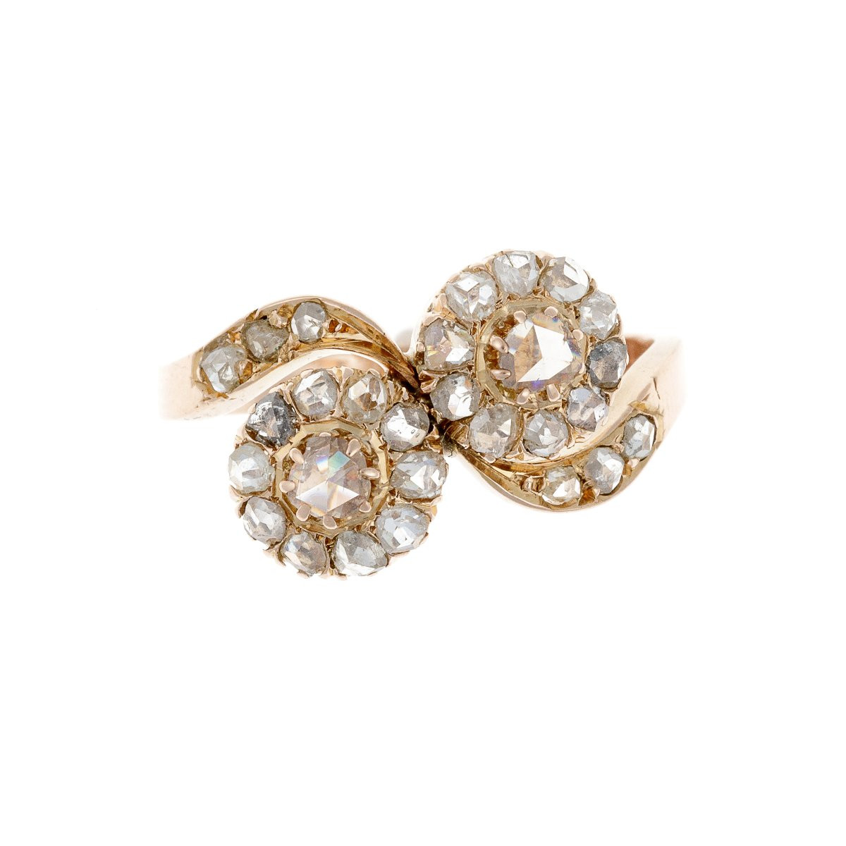 Ring In 18k Gold With 28 Diamonds-photo-2
