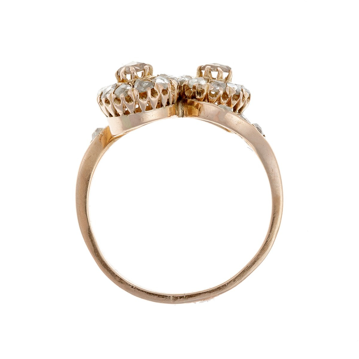 Ring In 18k Gold With 28 Diamonds-photo-3