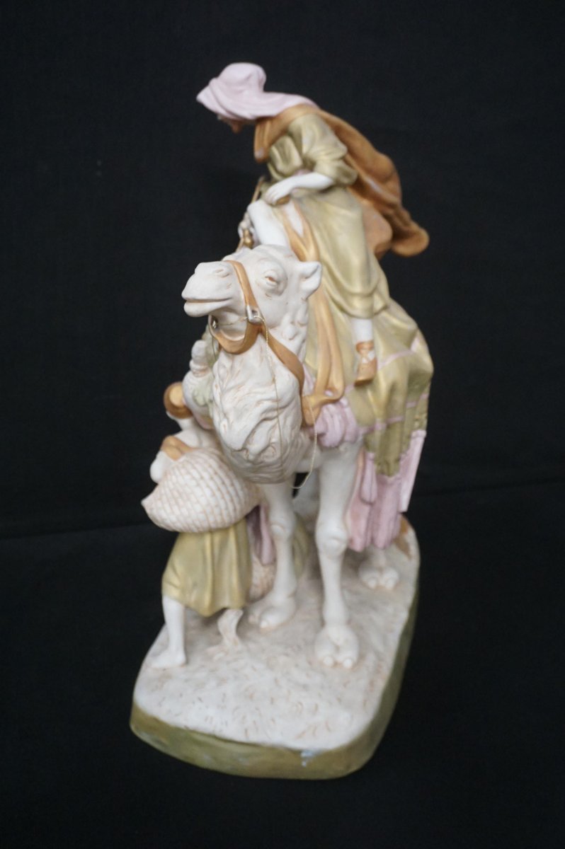 grand figurine en porcelaine peint Royal Dux-photo-4