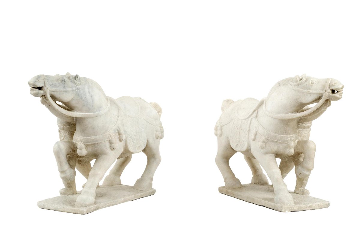 Sculptures en marbre « Chevaux »-photo-3