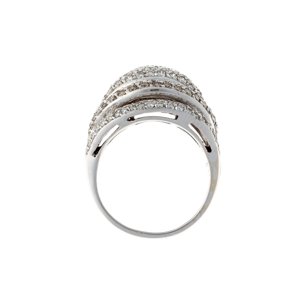 Bague en or 18k avec diamants bicolores-photo-1