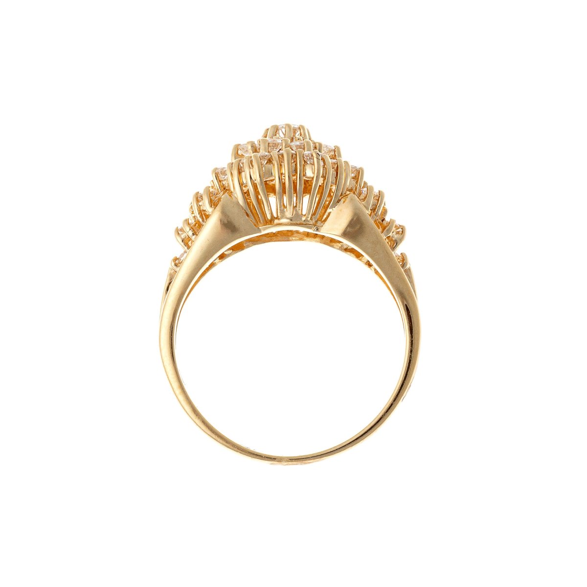 Bague en or 14k avec diamants taille brilliant-photo-4