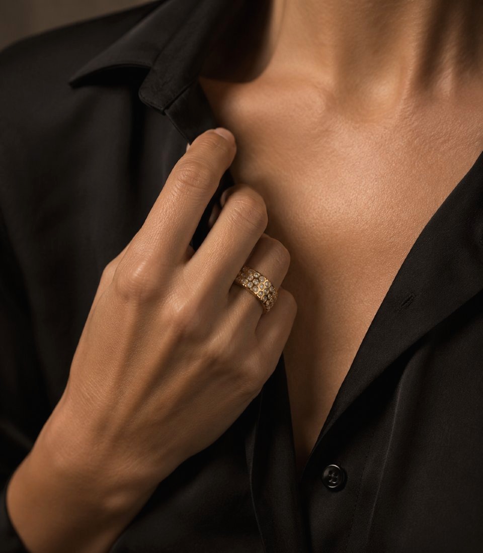 14k Gold Ring With Diamonds-photo-1