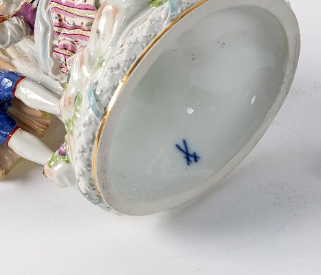 Large Meissen Porcelain Figurine, Late 19th Century-photo-6