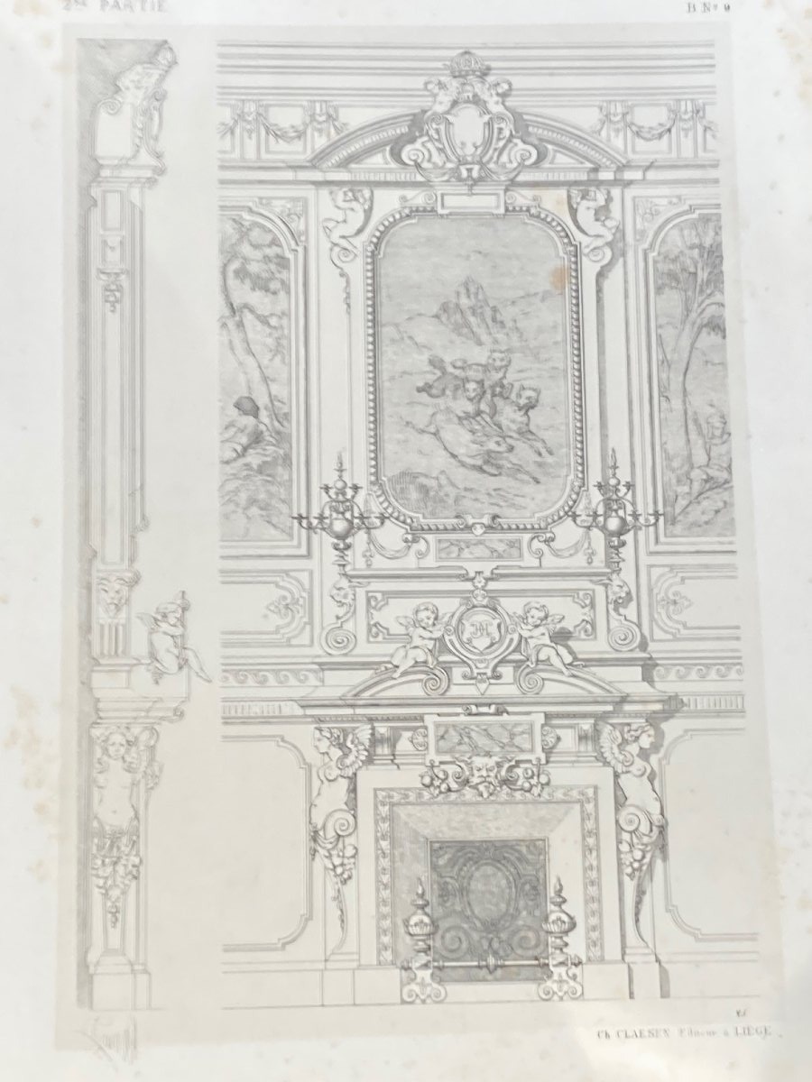 serie de 55 gravures "livre d'ornaments par Lienard", anee 1866-photo-4