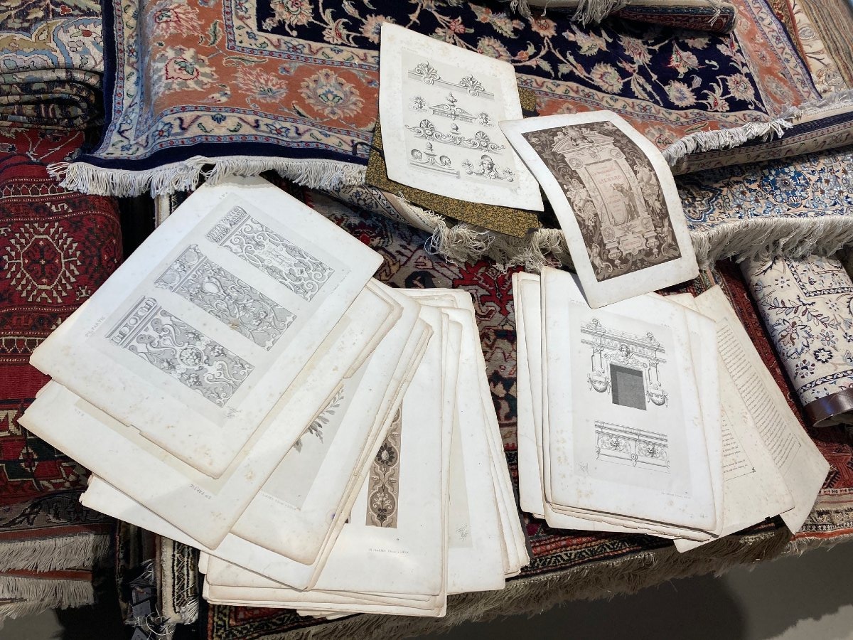 serie de 55 gravures "livre d'ornaments par Lienard", anee 1866-photo-8
