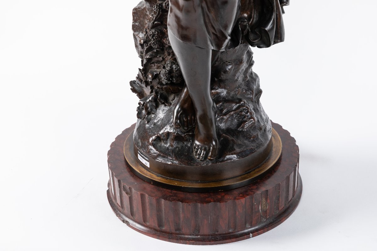 Large 19th-century Bronze Sculpture Of Venus, By Mathurin Moreau-photo-3