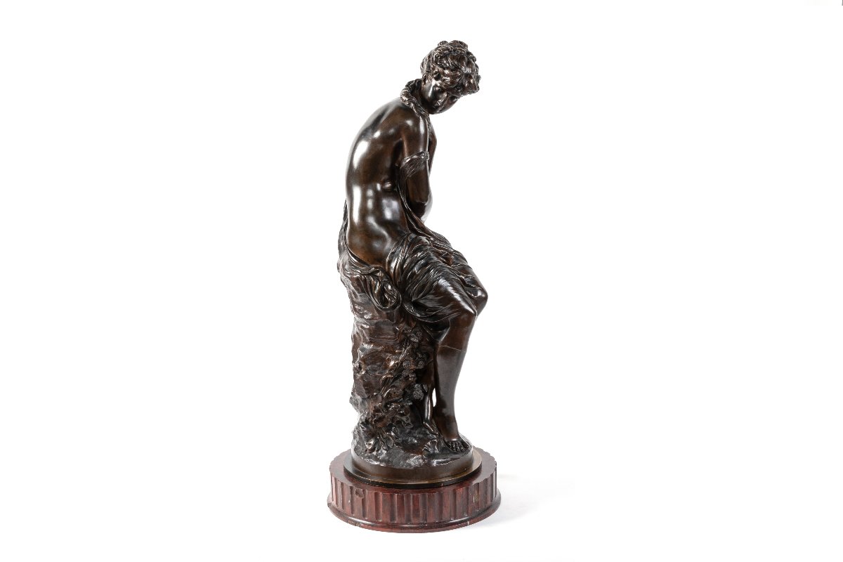 Large 19th-century Bronze Sculpture Of Venus, By Mathurin Moreau-photo-4