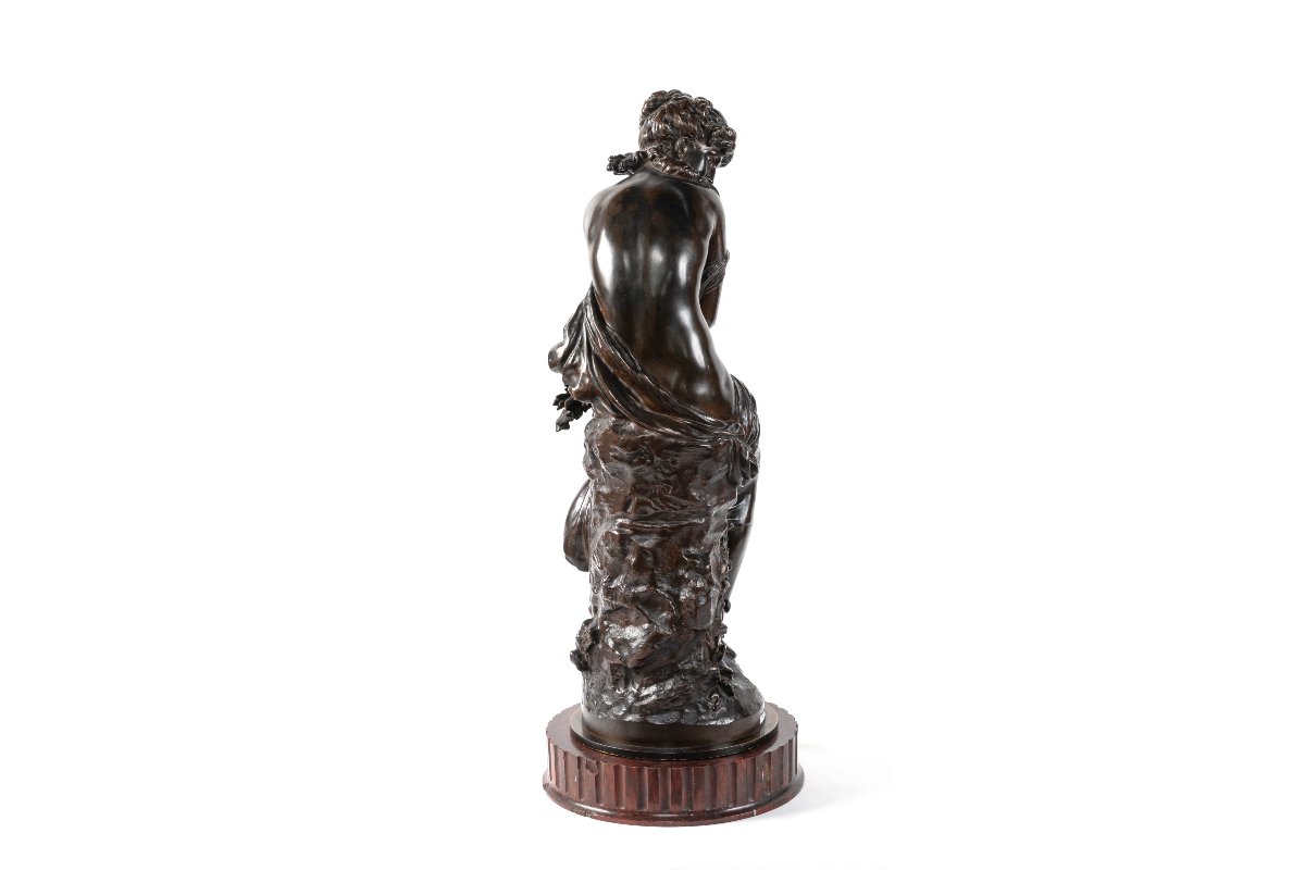 Large 19th-century Bronze Sculpture Of Venus, By Mathurin Moreau-photo-1