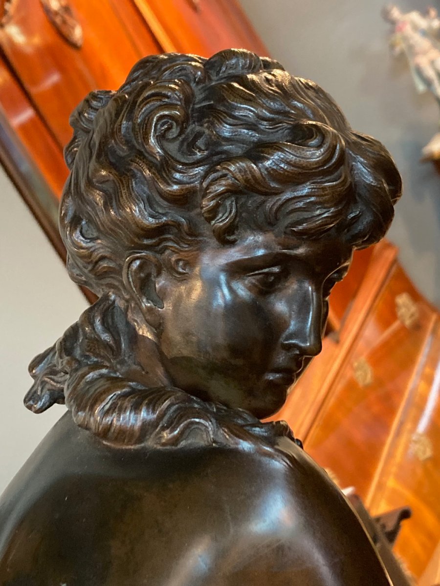 Large 19th-century Bronze Sculpture Of Venus, By Mathurin Moreau-photo-4