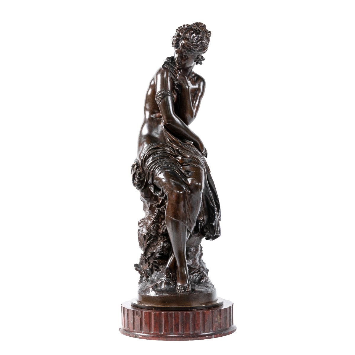 Large 19th-century Bronze Sculpture Of Venus, By Mathurin Moreau