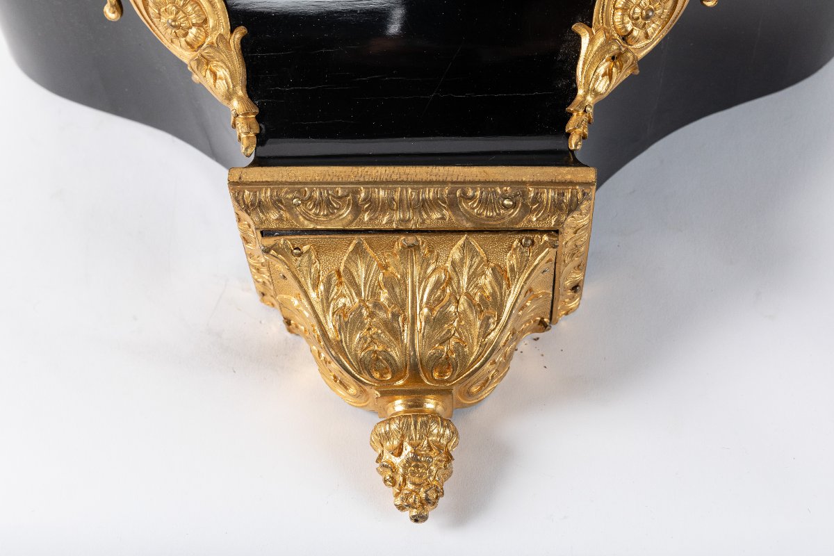 grand cartel avec son console d'epoque Louis XV, 18eme-photo-4