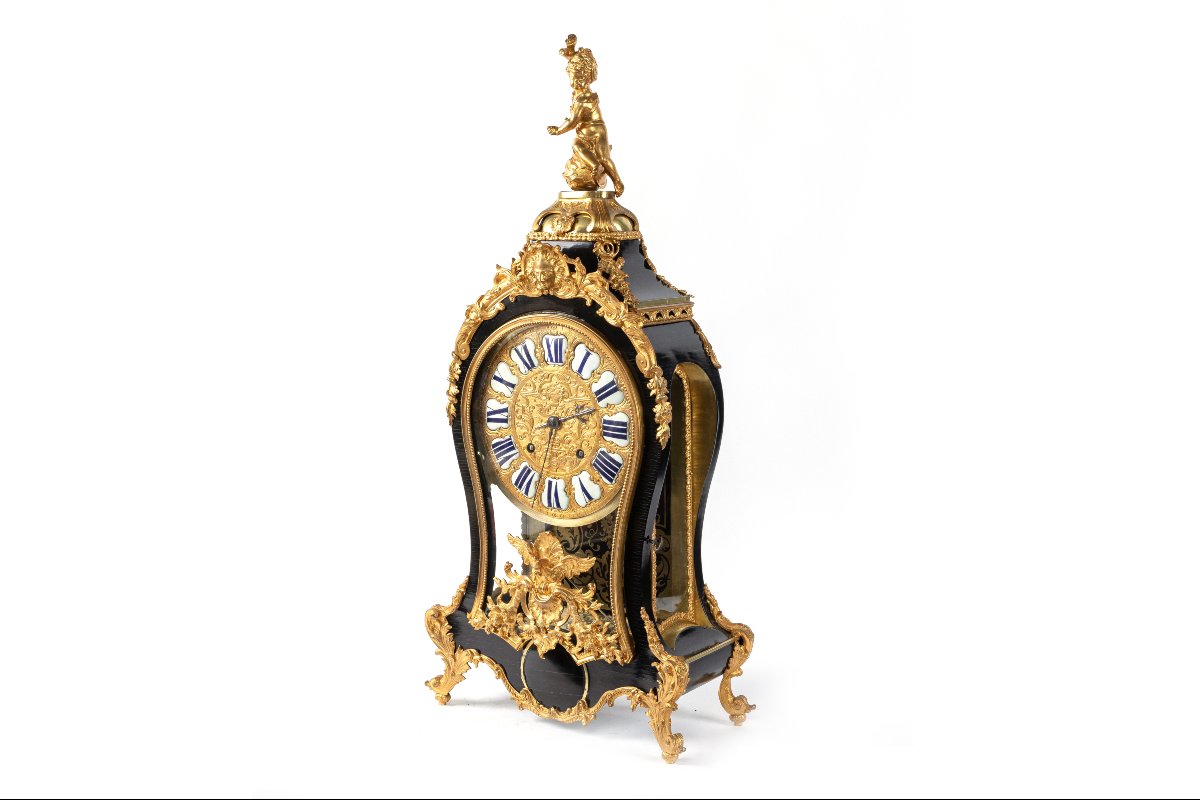 grand cartel avec son console d'epoque Louis XV, 18eme-photo-5