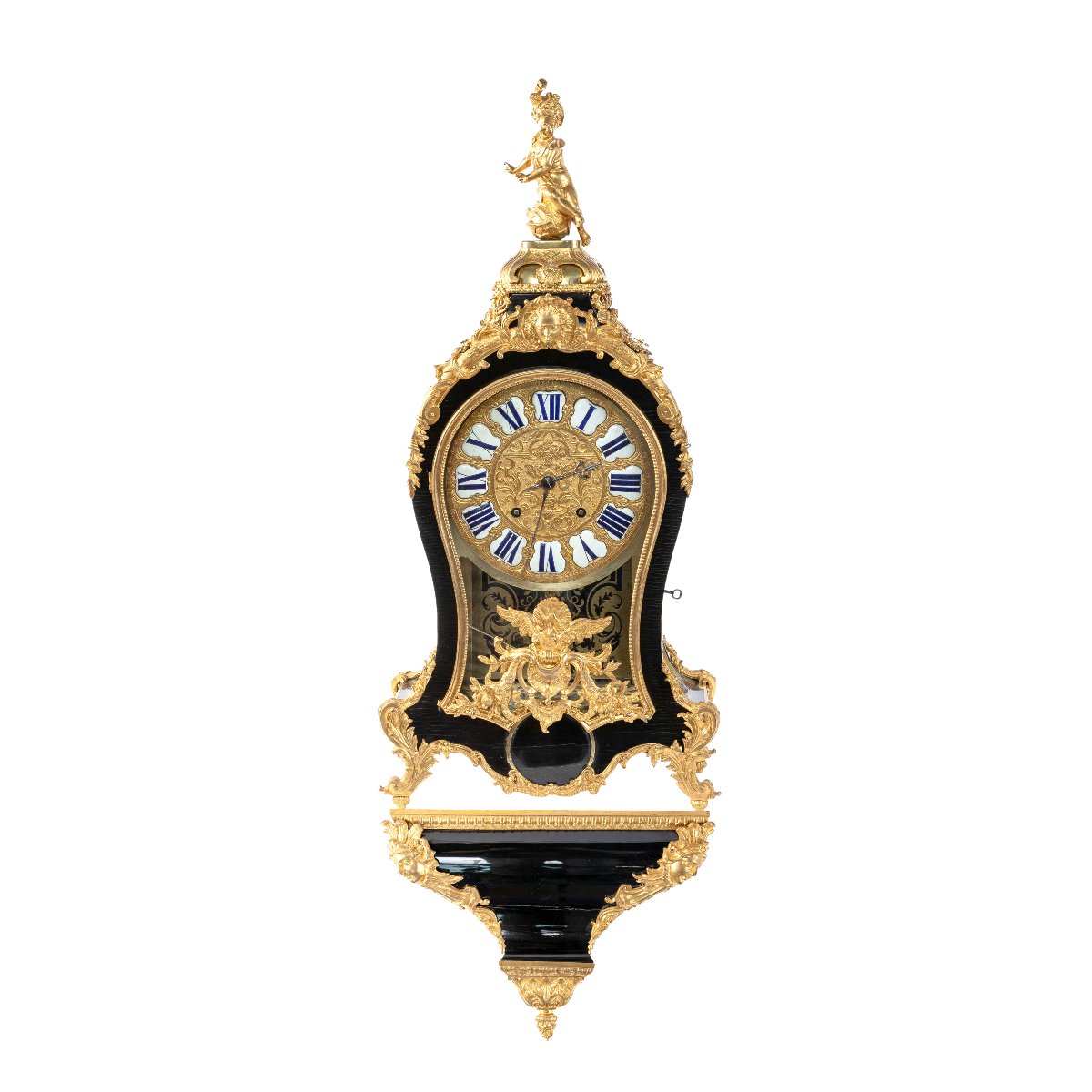 grand cartel avec son console d'epoque Louis XV, 18eme