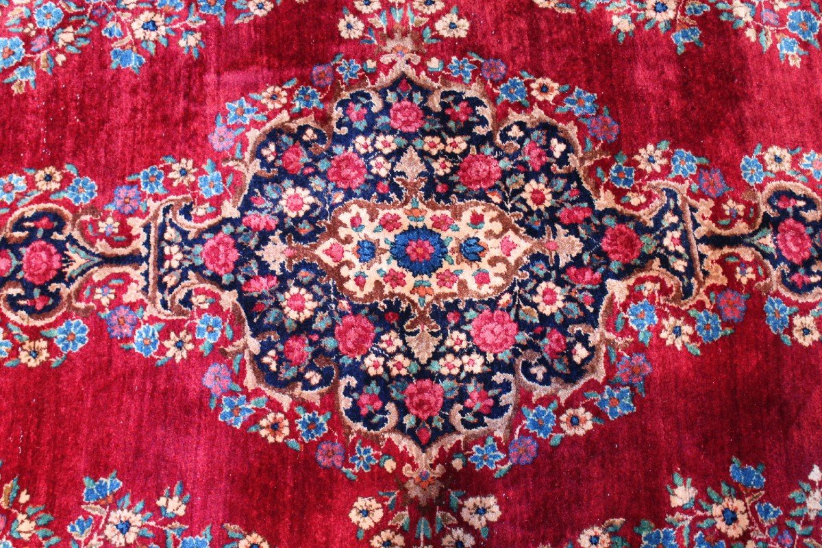 Persian Carpet Kerman 431 X 308 Cm. Iran-photo-4