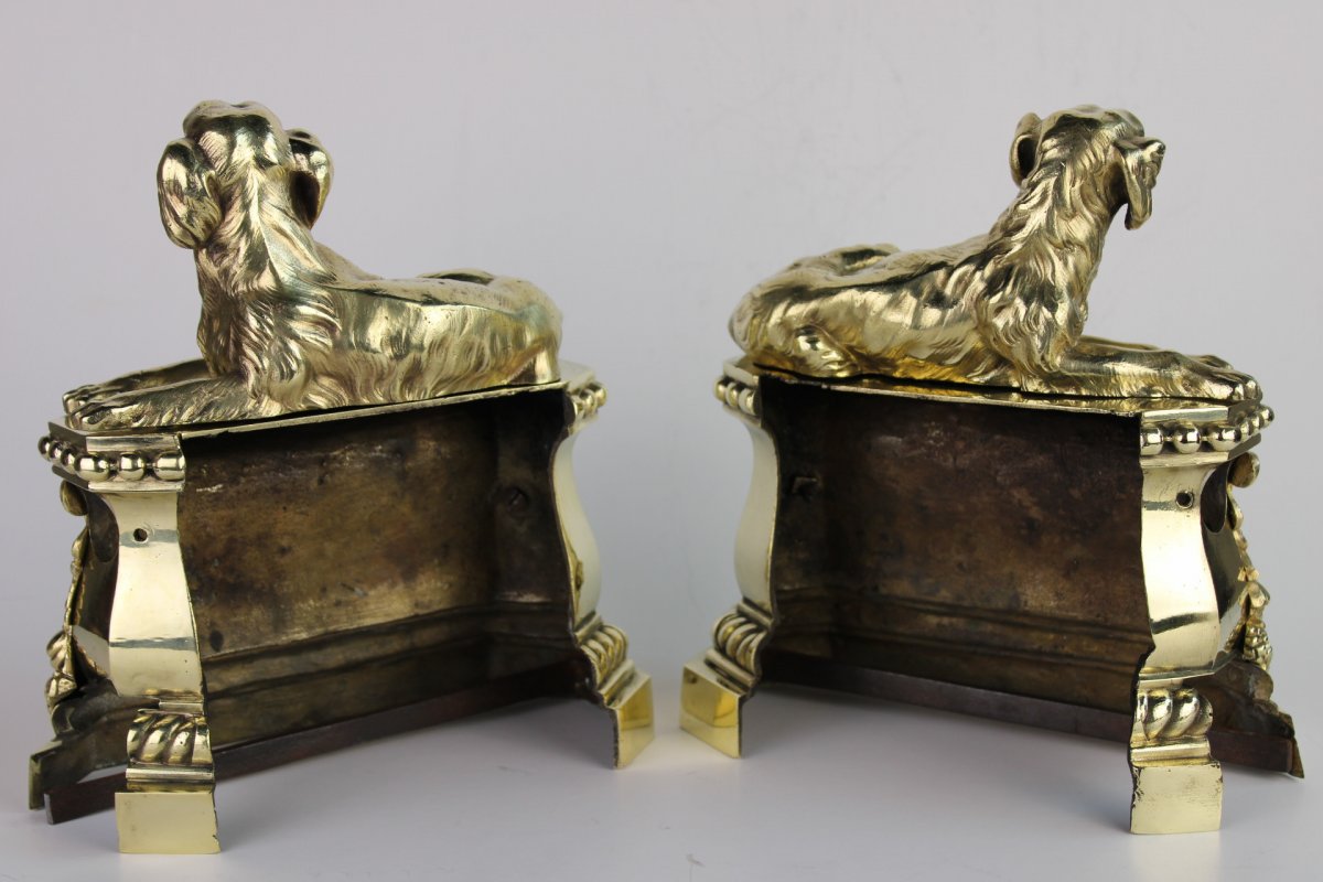 19th Century Bronze Fireplace Front-photo-3