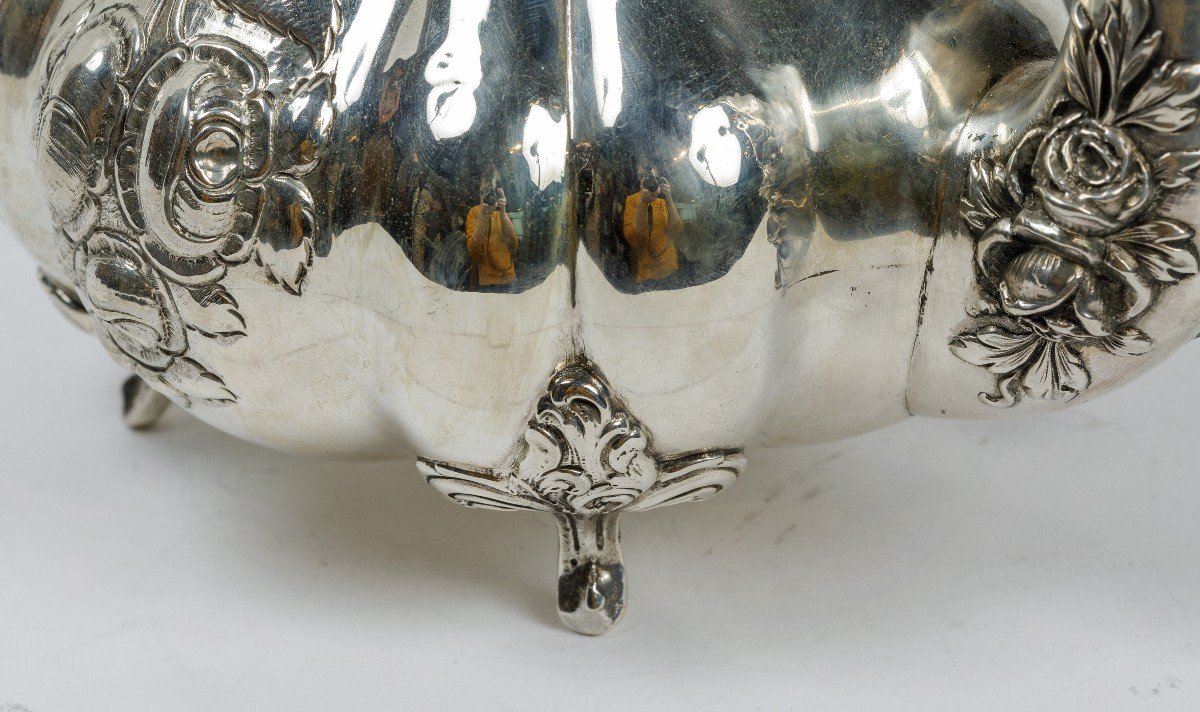 Sterling Silver Tea Pot 19th Century , Austria-hungary-photo-2