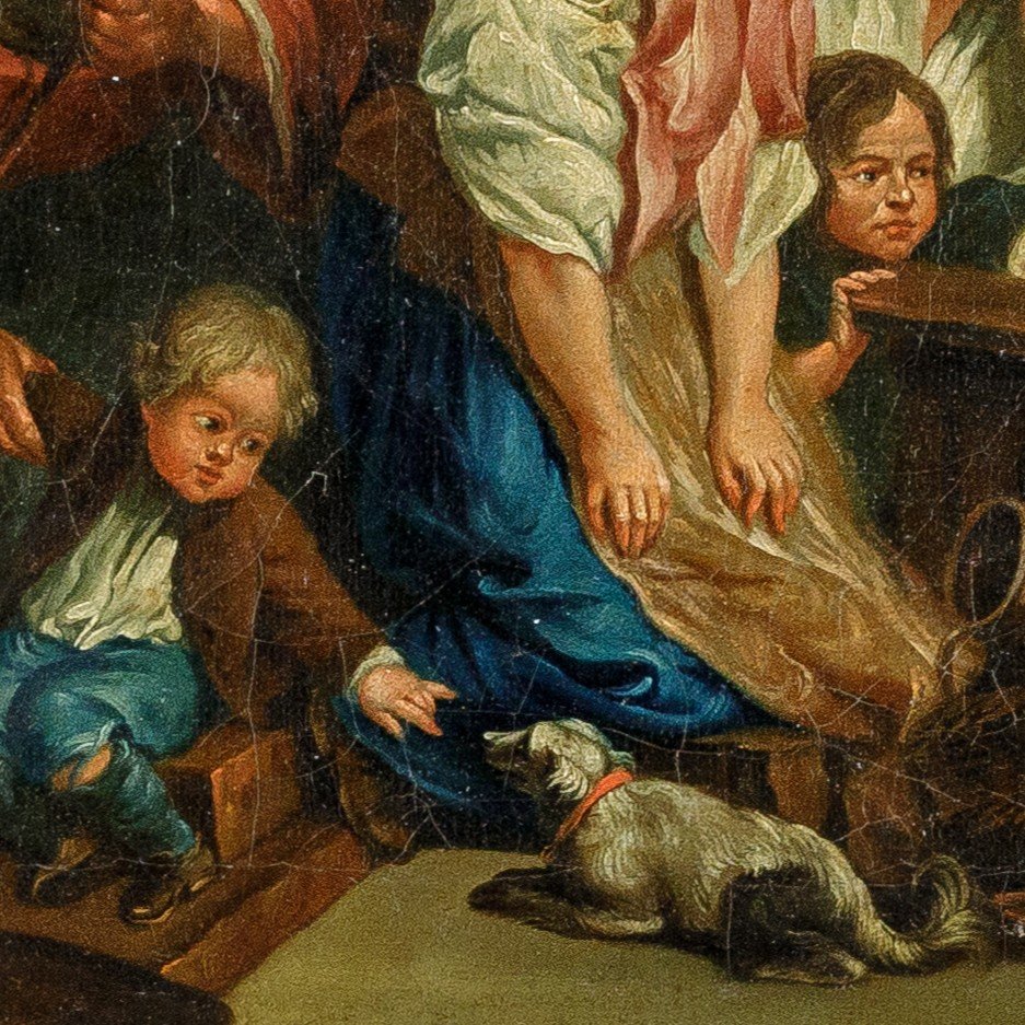 Tableau De Genre Belgique  Milieu du 19eme-photo-4