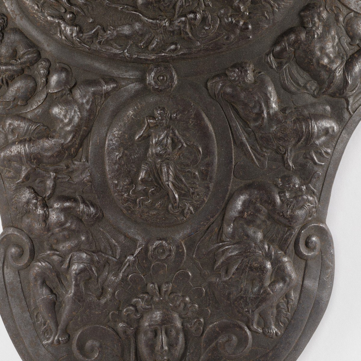 19th Century Rome Greece Antique Style Parade Shield-photo-3