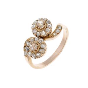 Ring In 18k Gold With 28 Diamonds