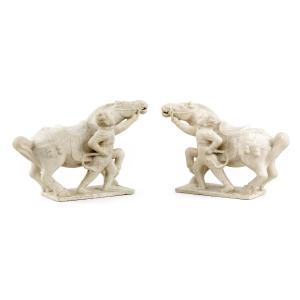 Sculptures en marbre « Chevaux »