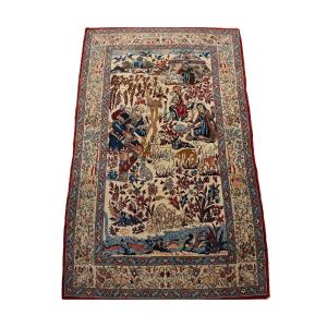 Persian Wool Rug Qum 168 X 102 Cm