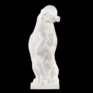 20th Century Carrara Marble Sculpture 