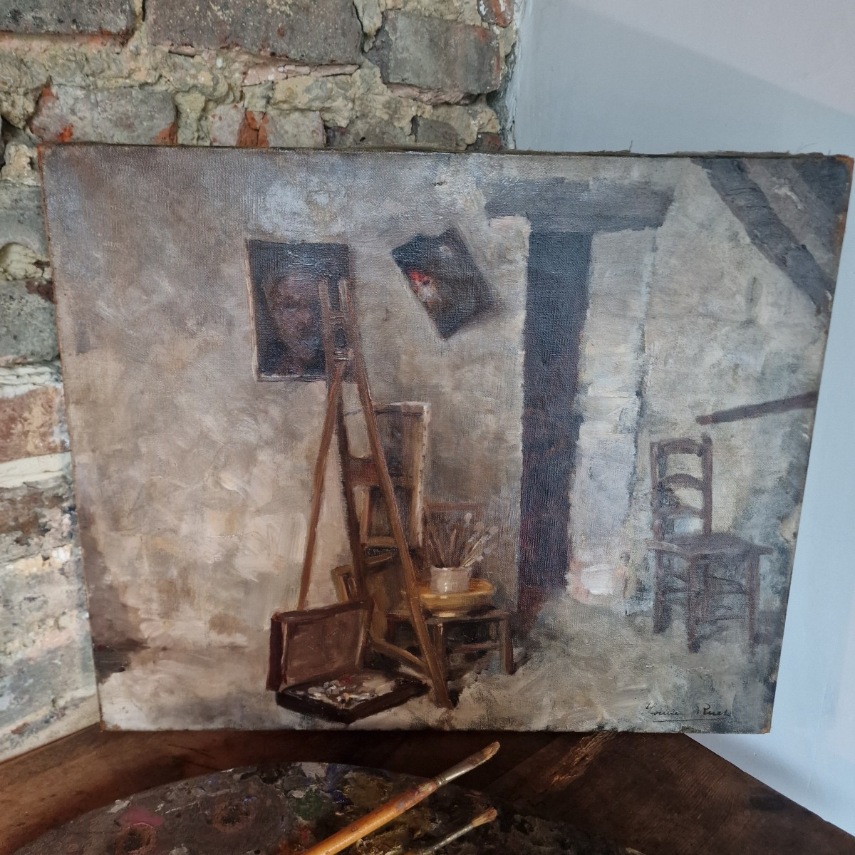 Painting "artist's Studio"