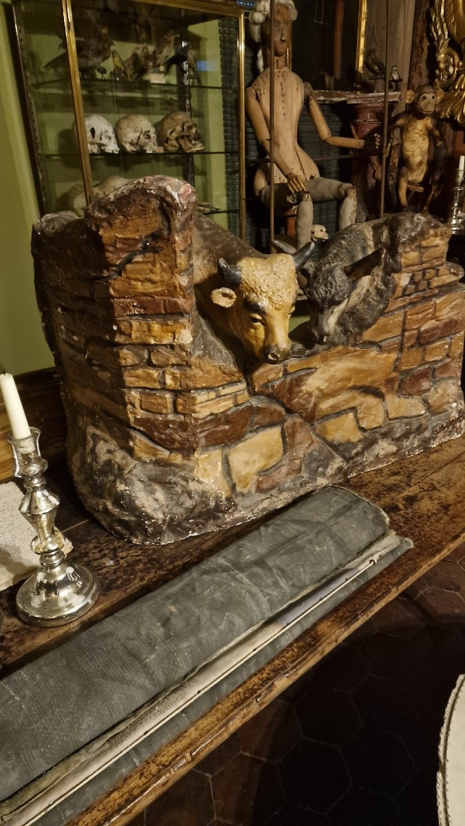 Elément de crêche en plâtre-photo-1