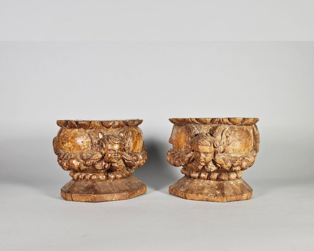Pair Of 18th Century Corbels-photo-3
