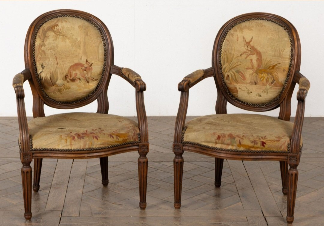 Paire de fauteuils XVIIIe-photo-3