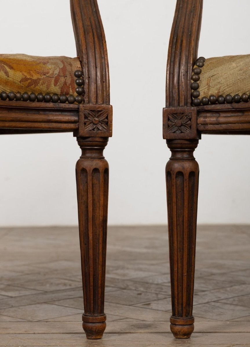 Paire de fauteuils XVIIIe-photo-2