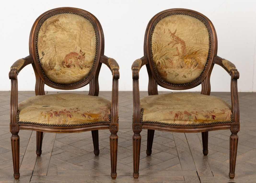 Paire de fauteuils XVIIIe