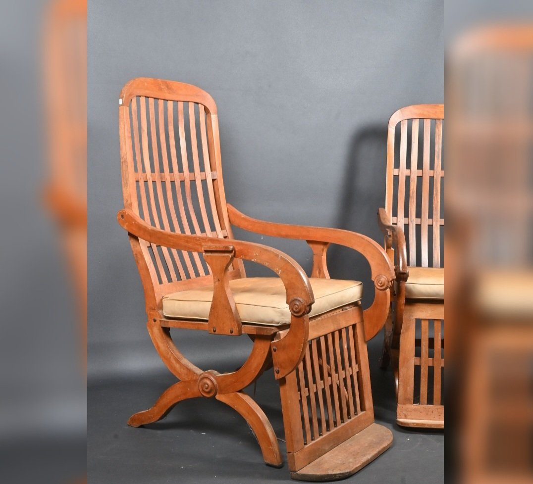 Paire de chaises longues-photo-2