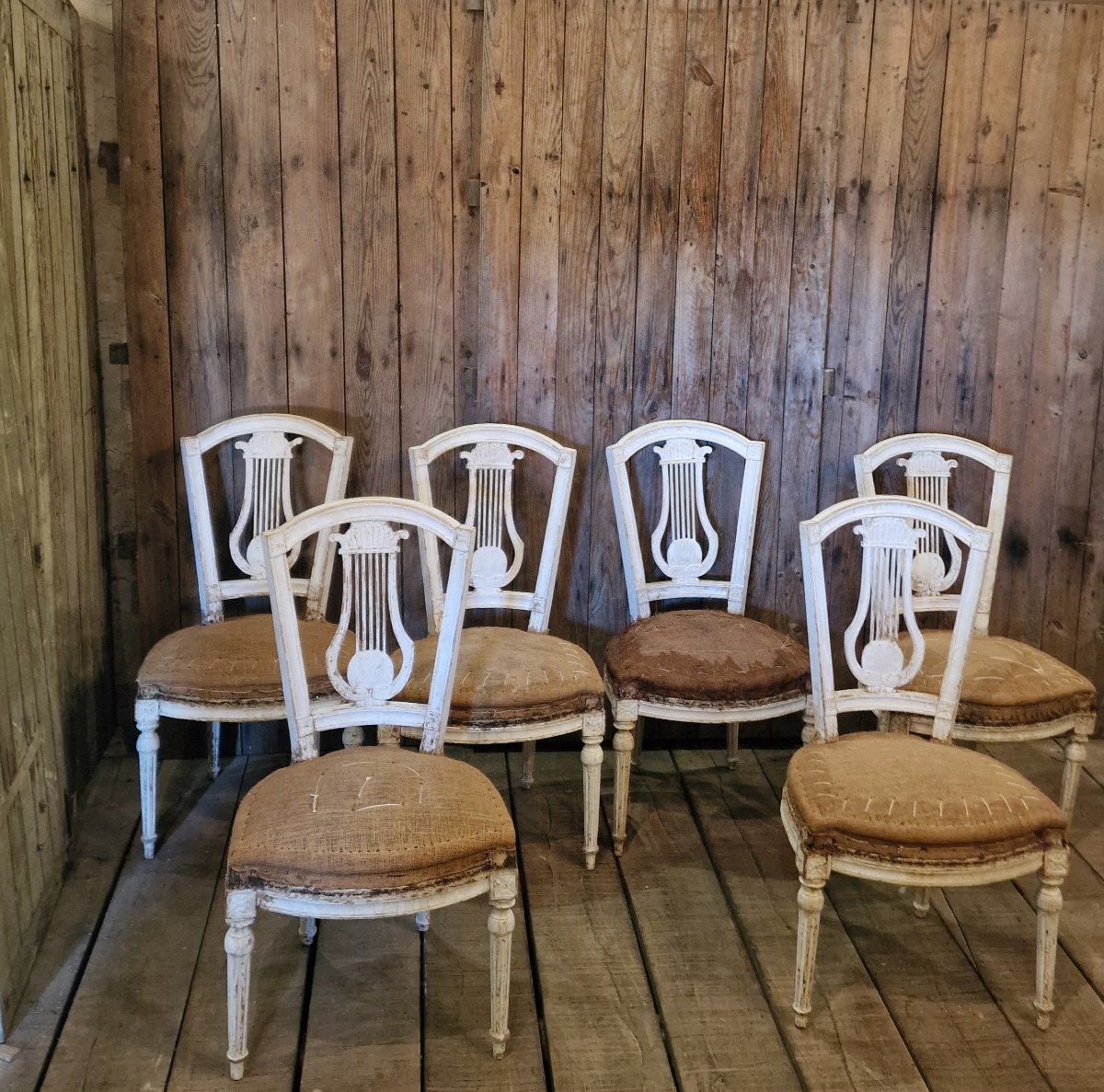 6 chaises d époque Louis XVI