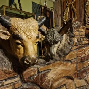 Elément de crêche en plâtre